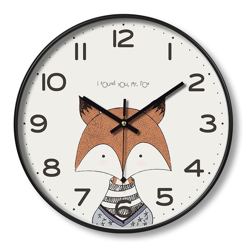 Plastic Silent Wall Clock Creative Fashion Living Room Wall Clock Clock Wall Clock 12 Inches 30CM