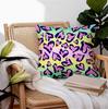 Trendy Dopamine Leopard Print Pillow, 18.18 Inch Soft Plush Cushion With Pillow Insert, Home Decor For Dorm, Living Room