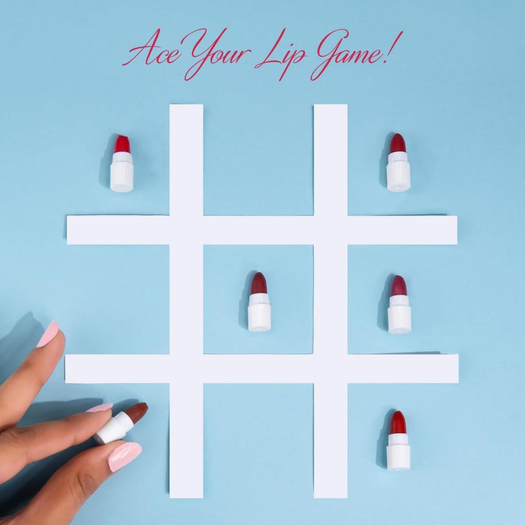 yurvedic Creamy Matte Micro Mini Lipstick Kit Lip Hydrating & Moisturizing, Lipsticks for Women Suitable All Indian Tones (Pack of 16)