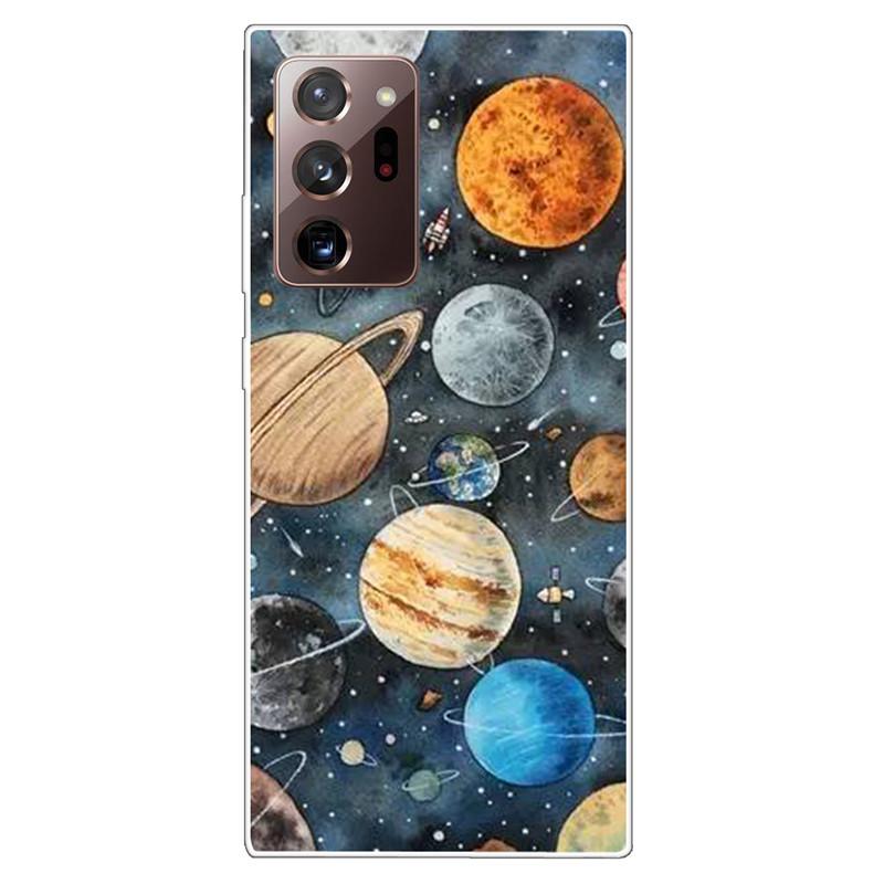 Soft Cover For Samsung Note 20 Ultra Case S20 FE TPU Print Cat Silicone Cases for Samsung Galaxy Note20 M52 5G Funda Coque Clear