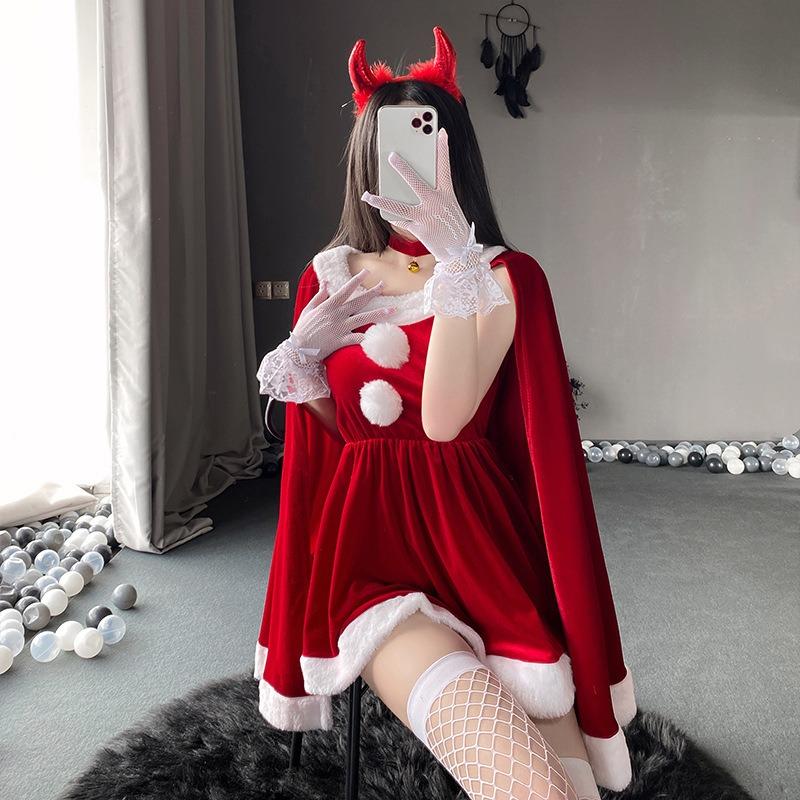 

Хэллоуин рождественская форма соблазнение лось кролик новый рождественский наряд плащ плащ девушка average size