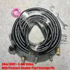 Sewer Jetter Kit,1600PSI 1.45m Nozzle Hose+2.20m 3/8 Quick Connect Hose for Pressure Washer,Drain Unclog & Auto Washing