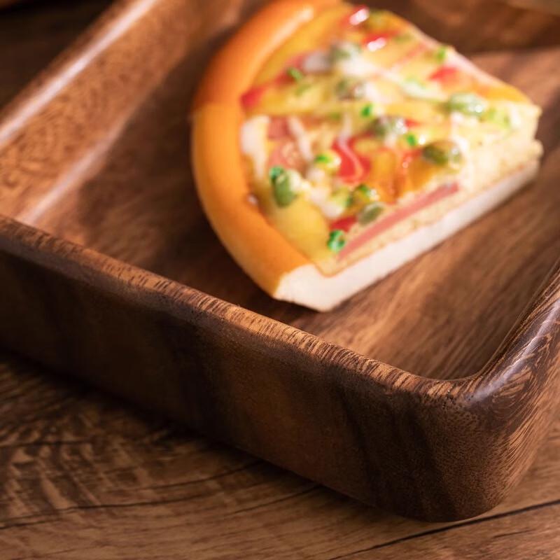 Japoński Półmisek do Serwowania z Litego Drewna