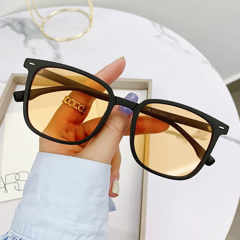 Sunglasses Sunglasses Men'S And Women'S Uv Protection Sunglasses Yellow Light Glasses