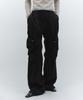 INSILENCE WOMEN Volume Pocket Parachute Pants Black