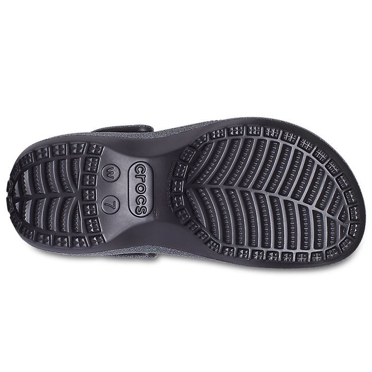 Crocs Classic Clog EVA Shimmer Cloud Clogs Women Clogs Black 207770-001