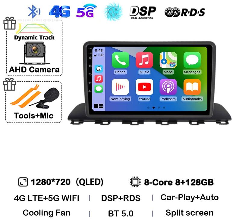 Android 14 Carplay Auto WIFI+4G For Hyundai HB20 2021 2020 Autoradio Navigation Multimedia Video Player 2Din DVD Car Stereo GPS