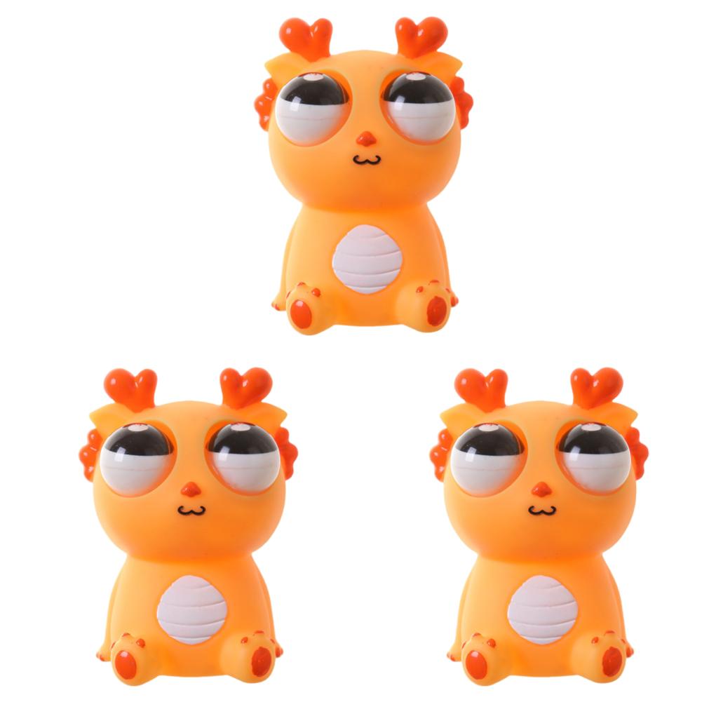 

Игрушка-дракон Squeeze Dragon Eyes Out Toys Funny для вечеринок (оранжевый)