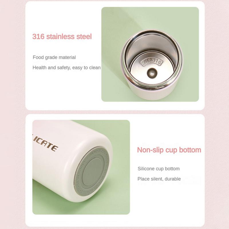 Uniquely Designed Thermos Cup Cute Design Student Cup Leak Proof Heat Resistant Portable Cup Highly Durable Cute Thermos Cup