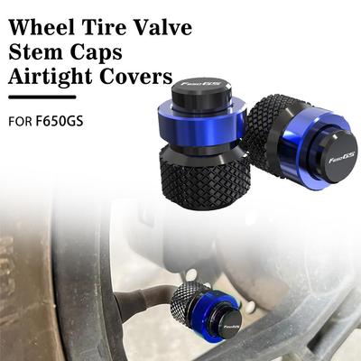 For BMW F650GS F 650 GS 2002 2003 2004 2005 2006 2007 Motocycle Aluminum Accessrices Wheel Tire Valve Stem Caps Airtight