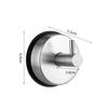 Suction Cup Hooks For Shower Brushed Nickel Towel Hooks Hanger Bathrooms 304 Stainless Steel Hooks Home Storage Holder Hook