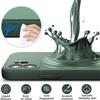  For iPhone 17 16 15 14 13 11 12 Pro Max Mini Air Ultrathin Non-Slip Cover Green Case Camera Protector Lens Simple Phone Case