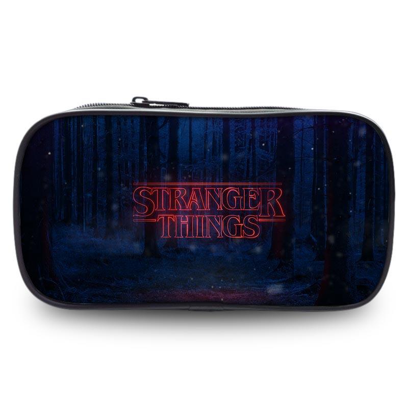 Stranger Things Student Pencil Case Large Capacity Single Layer Stationery Box Stationery Bag Storage Bag Environmentally Friendly And Portable