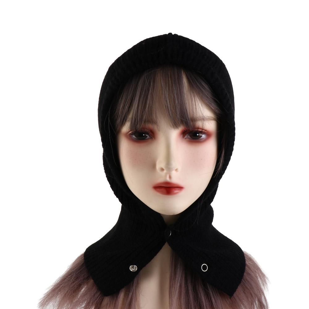 Ear Protection Skullies Outdoor Hood Hat Beanies Hat Pullover Cap Knitted Hats Women Winter Cap