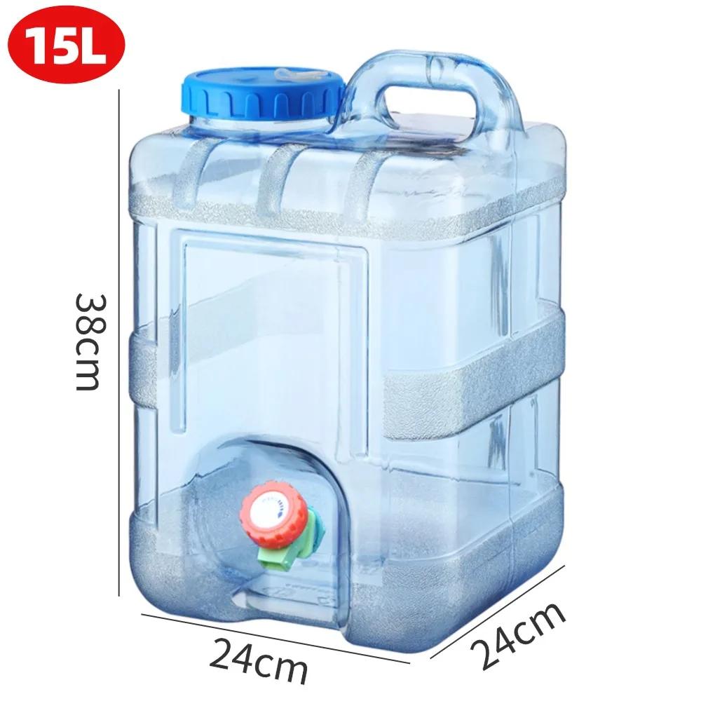 5/7.5/10/12/15L Portable Water Bucket Driving Pure Water Tank Container for Outdoor Camping Hiking Picnic Water Storage Carrier