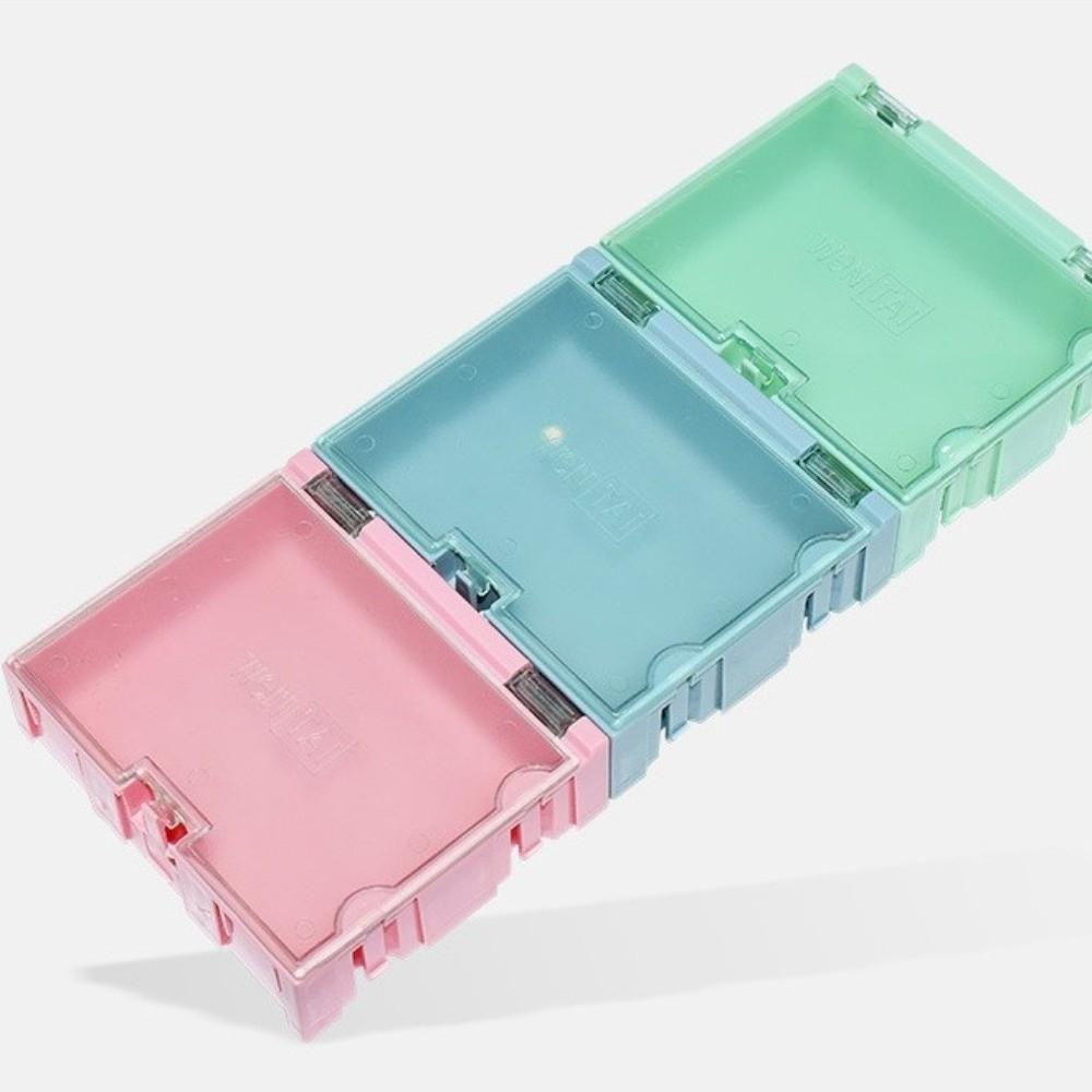 Mini Small Parts Organizer Stackable Resistance Storage Box  For DIY Electronics