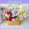 Realistic Artificial Bloom Small Handcrafted Arrangement For Party Decor And Photography
