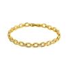 Bracelet - LUXENTER - Yaris - 18 Carat Yellow Gold - Brilliant Cubic Zirconia - Length 18 Cm