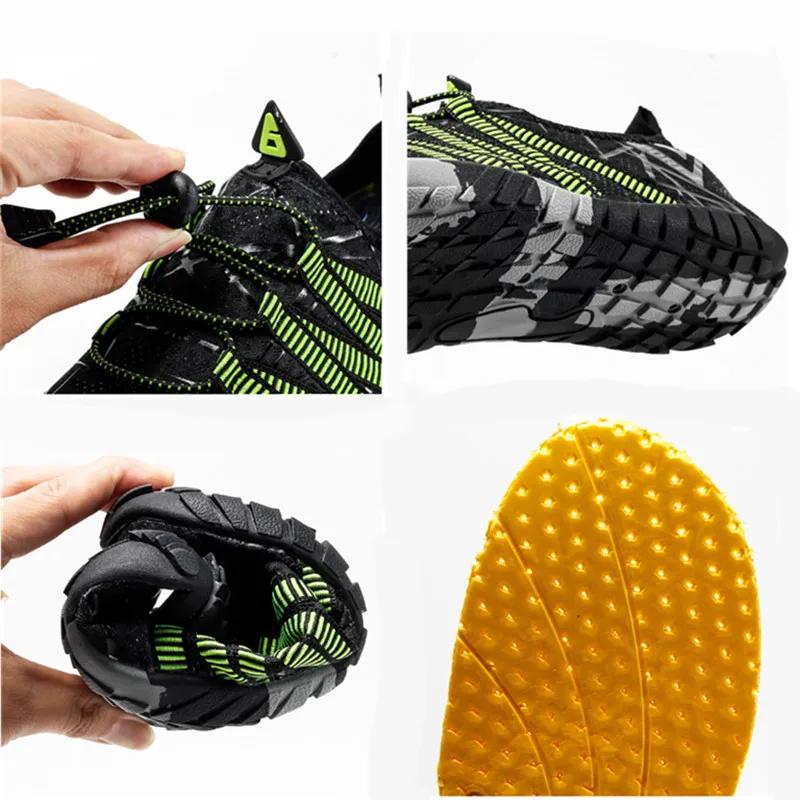 Hot-Sale Aqua Shoes Men Women Outdoor Water Shoes Breathable Quick-Dry Hiking Sneakers Five-Finger Wading Footwear