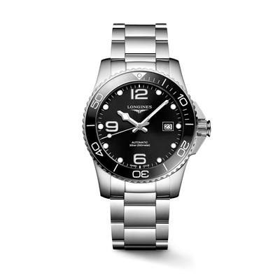 HydroConquest Keramik Sort Urskive 41mm L3.781.4.56.6