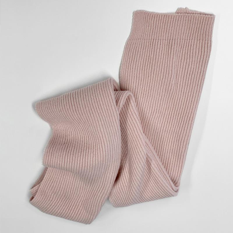 New fashion style solid color simple multi-color delicate skin-friendly knitted scarf