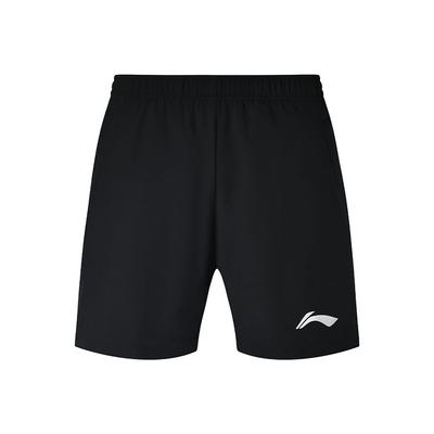 Li Ning Feather Series Comfortable Durable Cool Quick-Dry Competition Sports Shorts Unisex Shorts Black AAPU337-1