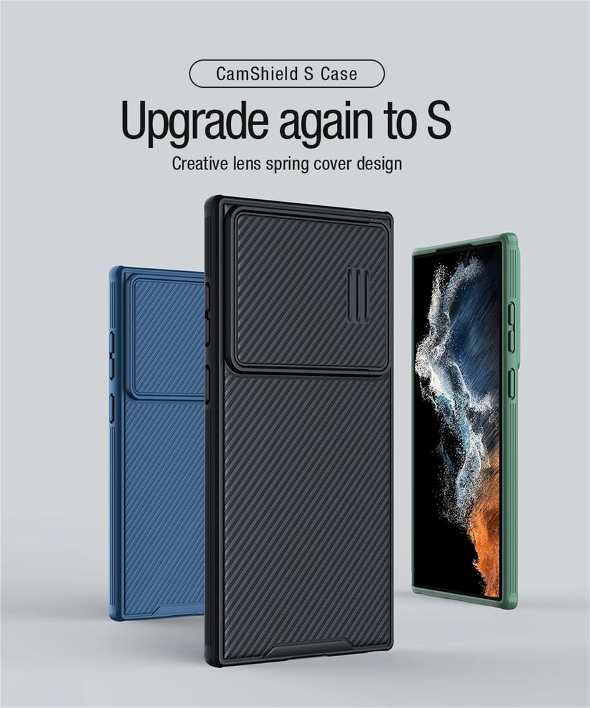 Hülle Für Samsung Galaxy S23 Ultra 5G Cover, NILLKIN Stoßfeste Matte Harte Rückseite Hülle Für Galaxy S23 Ultra 5G Hülle