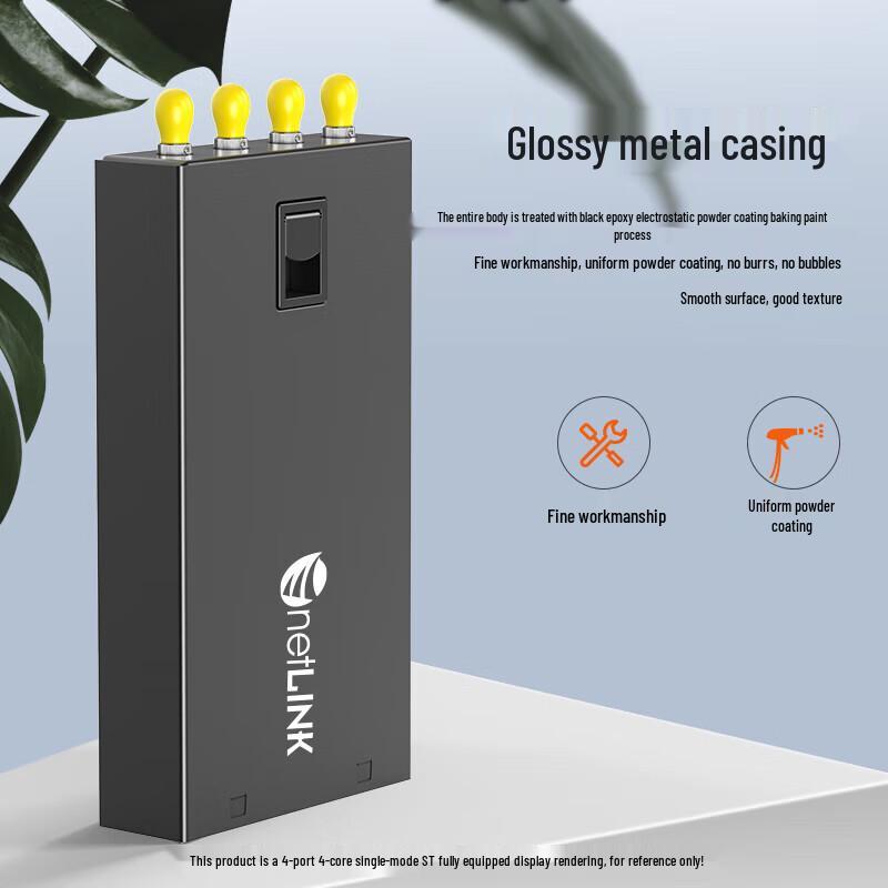 NETLINK 24-Port ST Single-Mode Rack-Mount Fiber Optic Distribution Frame