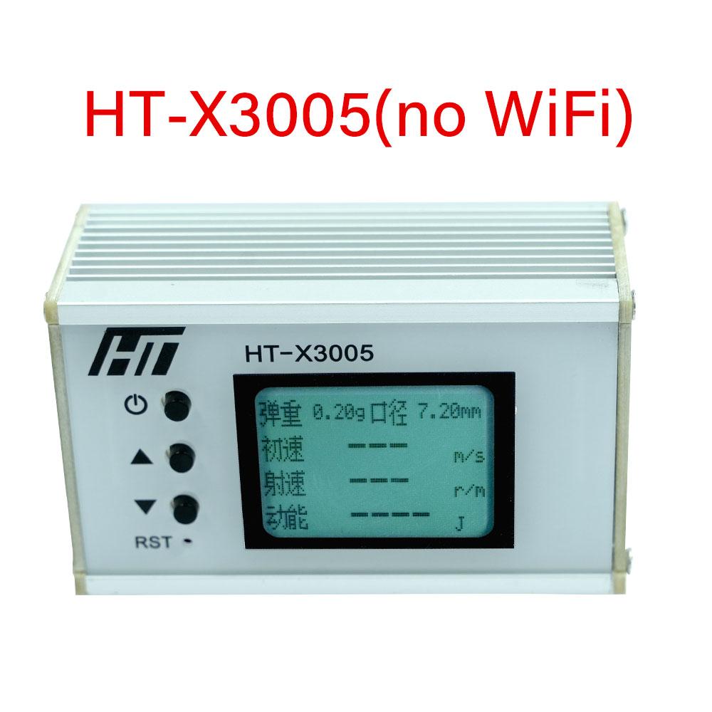 

HT-X3005 Вимірювач швидкості стрільби Швидкість кулі Енергія Вимірювання Стрілецький хронограф Тестер швидкості кулі з РК-дисплеєм з підсвічуванням