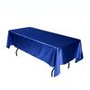 Tablecloth 1PCS Hotel Banquet Wedding Scene Solid Color Rectangular Silk Satin Cloth Table High-end Decoration