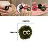 Cute Fluffy Ball Ring For Women Unique Cartoon Design Handmade Geometric Shape Fashionable And Personalized Finger Ring
