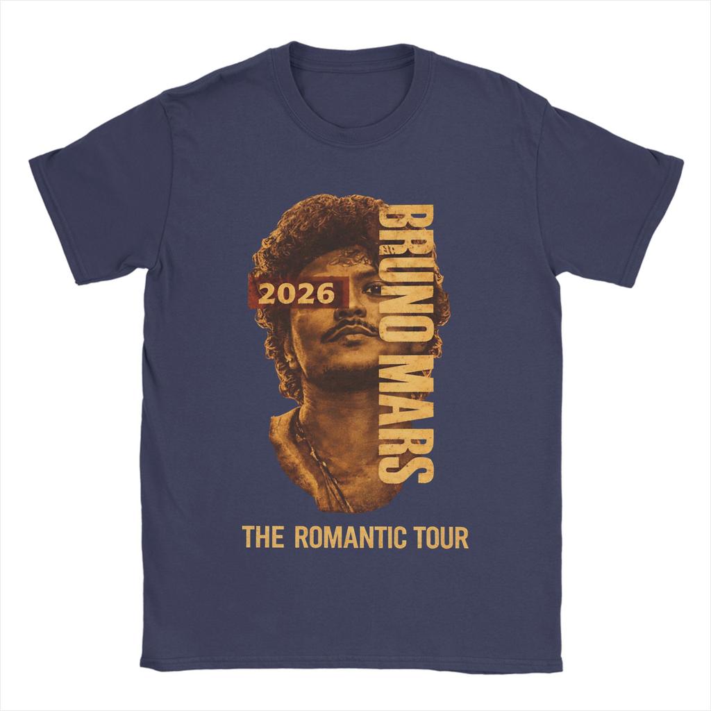 The RoUnisextic Tour Bruno Mars AYM Cotton T Shirt For Unisex Beach Aesthetic TShirts O Neck Trendy Tees Oversize Casual Clothes