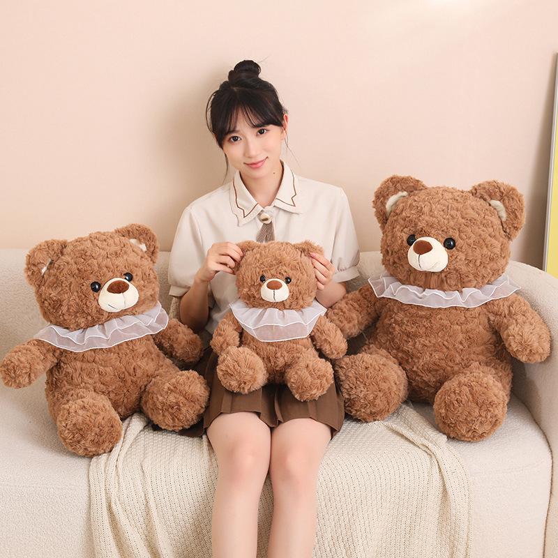 Girl Heart Princess Bear Teddy Bear Doll Plush Toy Bear Hug Bear Doll Children Soothing Doll