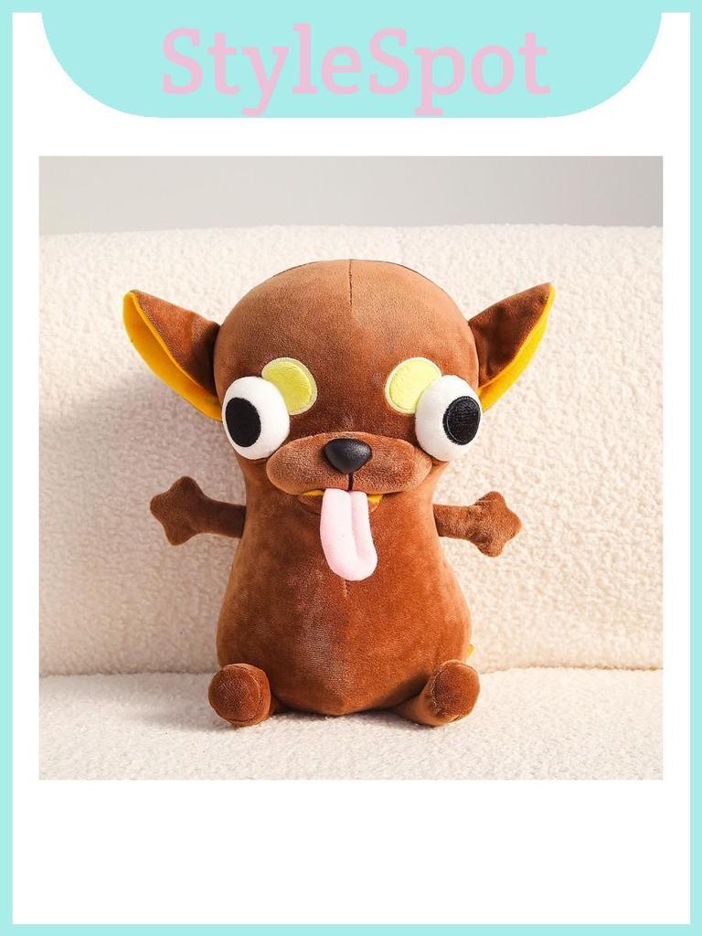 Adorable Q Version Plush Water Capybara Keychain With Soft Black Fur For Bags