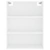 Vidaxl Display Cabinet, White, 69.5X34X180 Cm, Wood-Based Material