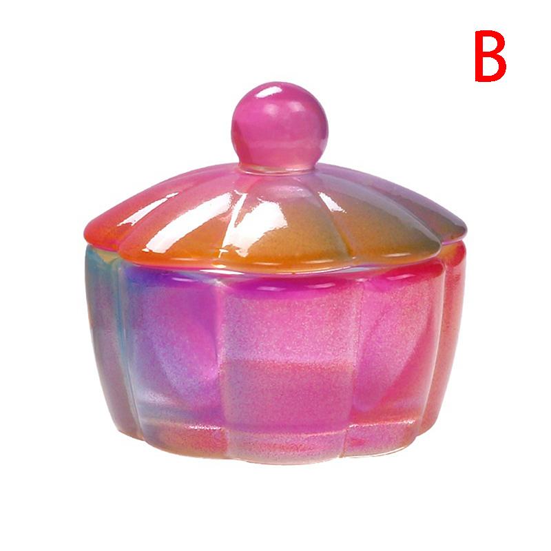 

Стакан для мытья кистей для нейл-арта Стеклянный стакан с крышкой Чаша Оборудование для маникюра as the picture