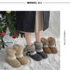 Twilight four 2025 Herbst und Winter neue Millennial-Wind flauschige Schneestiefel mit Samt-Innenhöhe zum Warmhalten Nordost-Baumwollschuhe Stiefeletten