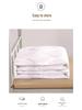 Hotel Summer Washable Pure White Cooling Quilt – Comfortable, Airy Feather Silk Core for Air Conditioning