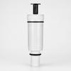 Flush Port Assembly Toilet Tank with Push Button Leak-Resistant for