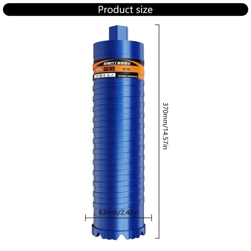 Diamonds Hole Opener With Alloy Construction For Masonry Drilling Diamonds Hole Opener 370mm Concrete Core Drill Bit