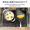 Iris Ohyama 2 Burner IH Cooking Heater IH Stove No Construction Required 1400W Induction Cooker 100V with Legs Black IHK-W13S-B