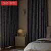 1PC Nuan Series 70-80% Blackout Night Sky Pattern Cortinas impressas para quarto Sala de estar Decoração de casa
