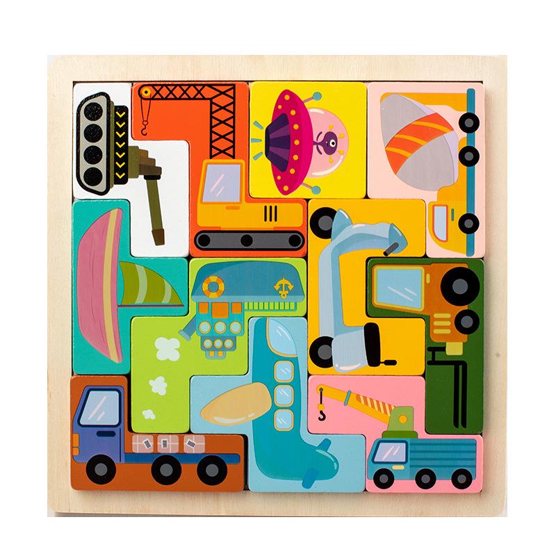 

Деревянная игра-пазл для раннего развития: Усиление концентрации для возраста 1-5 лет