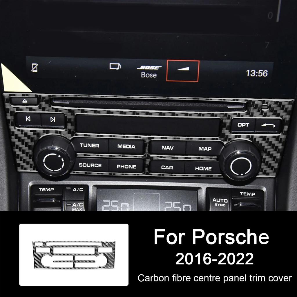 Pentru Porsche 718 982 2016-2022 Fibră de Carbon Panou Consola Centrală Husă Decorativă Accesorii Interioare Auto Decorație Autocolant