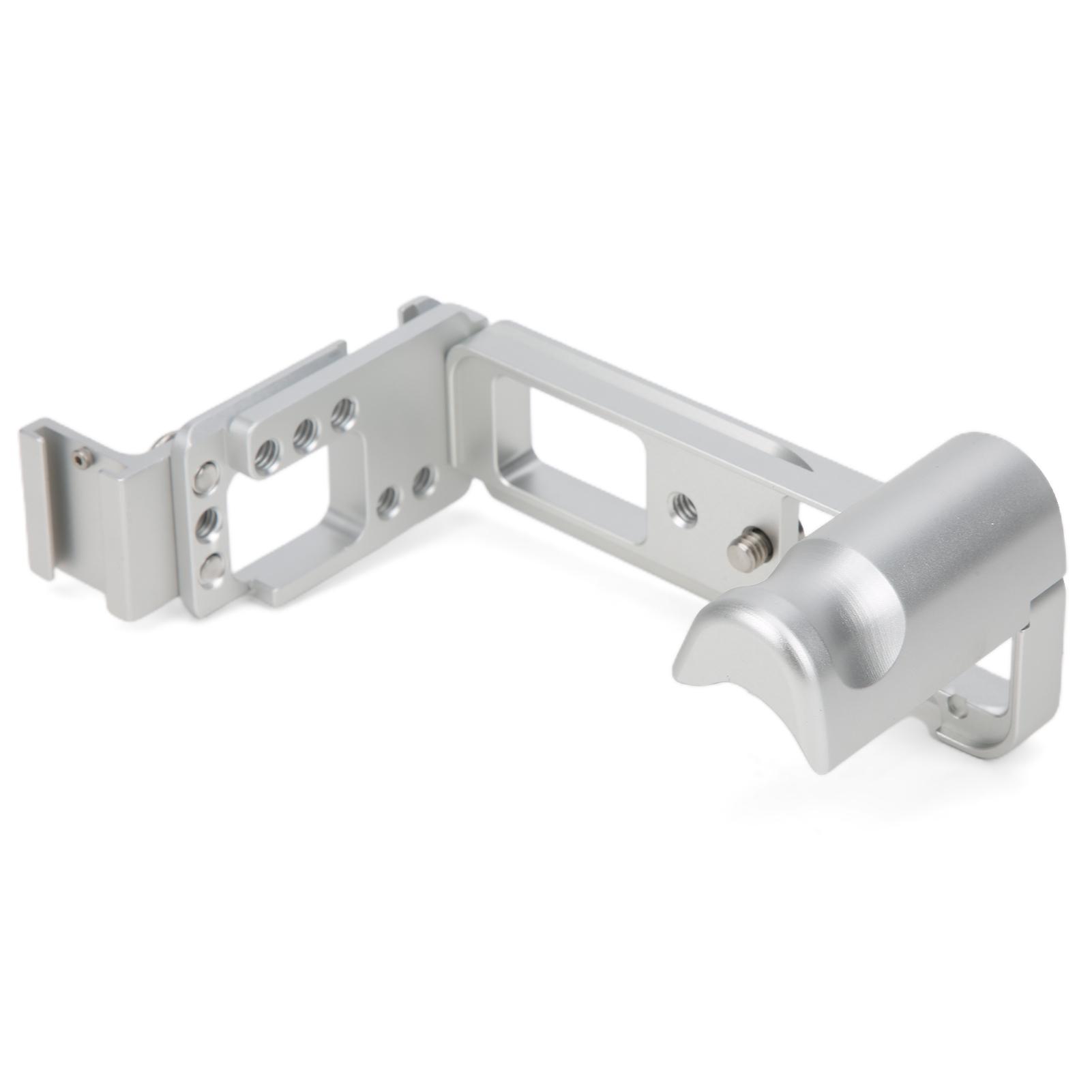 

Handle L Quick Release Plate Vertical Shooting with Cold Shoe Base for Fuji XA7 Camera(silver ) серебряный