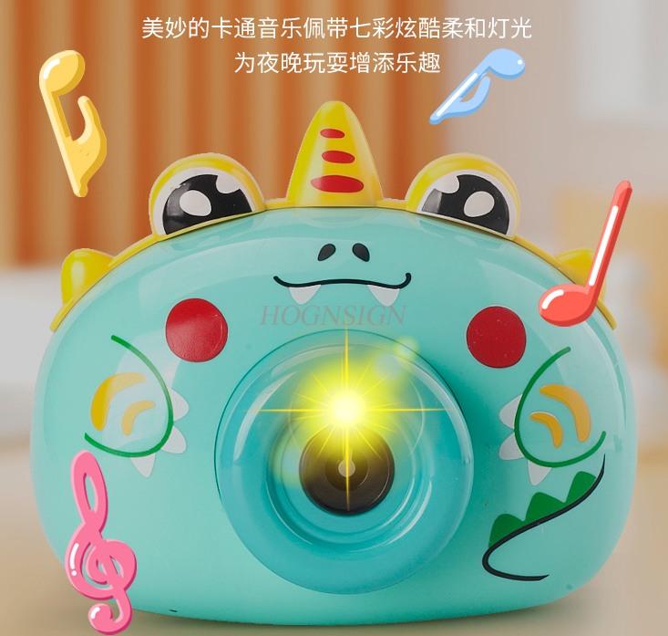 Bubble Machine Electric Bubble Blowing Camera Lighting Music Children'S Toys