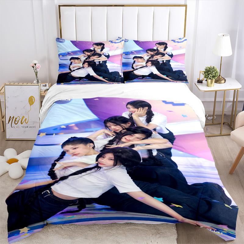 Girl Group Performance Print 3Pcs Bedding Setduvet Cover With 2 Bedropillowcase Home Birthday Gift