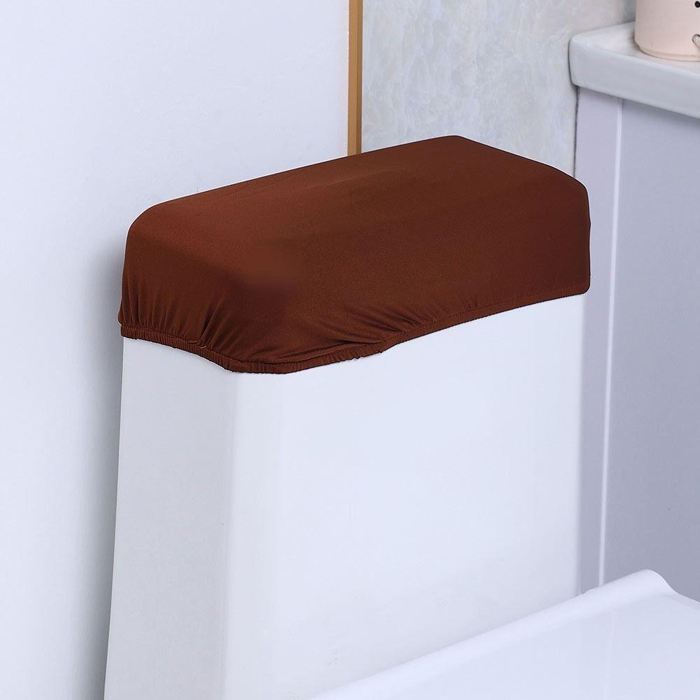 Staubdichte Toilettenspülkasten Staubschutzhülle Stretch Waschbar Elastische Toilettenabdeckung