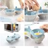 1PCS Microwave Egg Poacher - 2 Cavity Silicone Egg Cooker Dishwasher Safe BPA Free Poached Egg Steamer Kitchen Cooking Gadgets