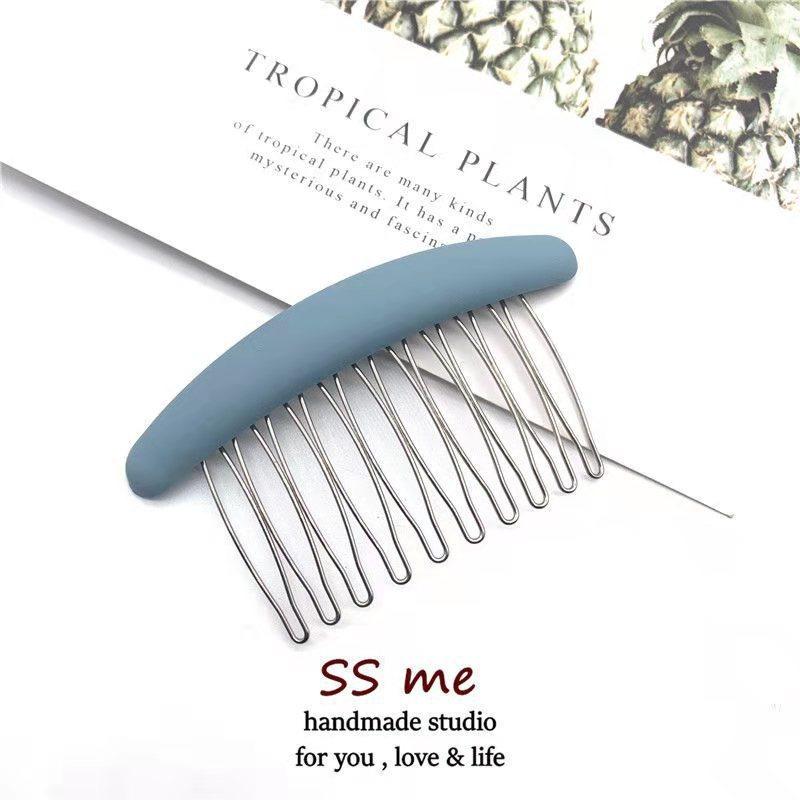 Small Size 7 Teeth Insert Comb Clip Women Hair Styling Hairpins Women Headwear Jewelry Bangs Broken Hair Comb Clip Girls Gifts